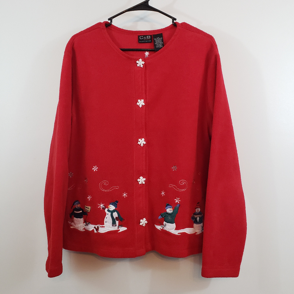 C & B woman's winter fleece size large
